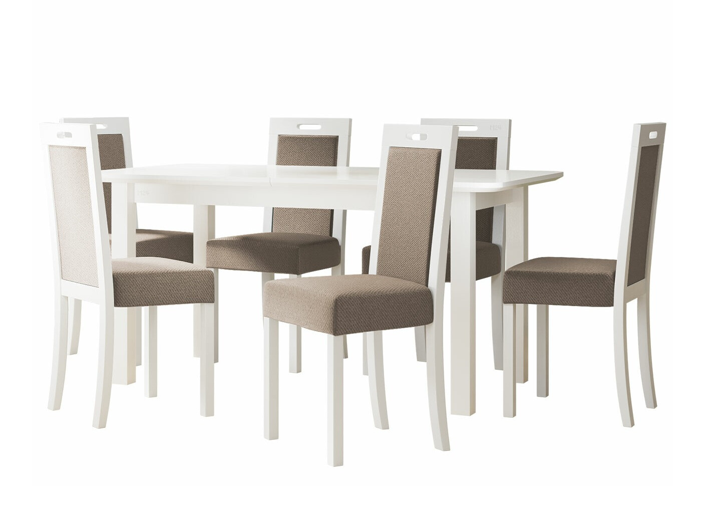 Eetkamerset Victorville 278 (Wit)