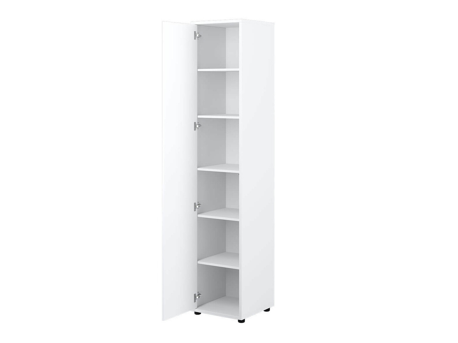 Boekenkast Concept Pro Lenart IV (Wit + Glanzend wit)