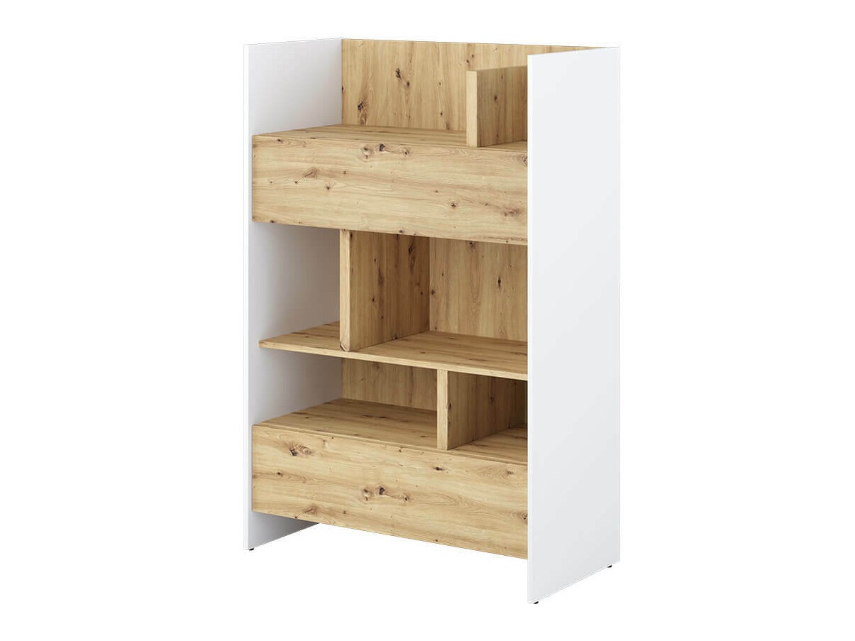 Boekenkast Concept Pro Lenart IX (Wit + Artisan eiken)