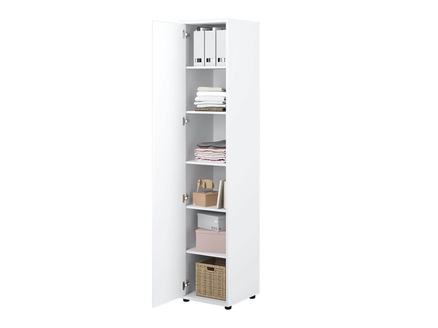 Boekenkast Concept Pro Lenart Levfere 145 (Wit)