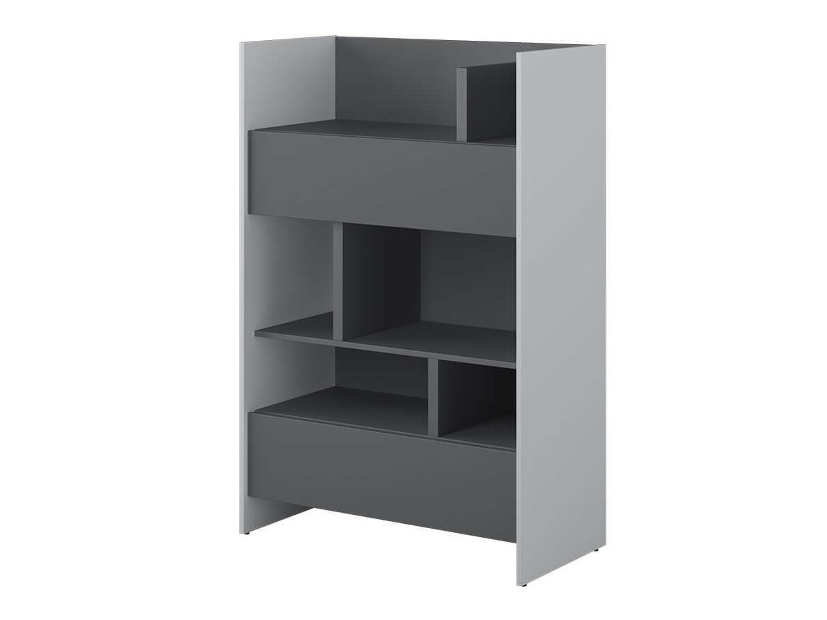 Boekenkast Concept Pro Lenart Levfere 150 (Grijs + Grafiet)