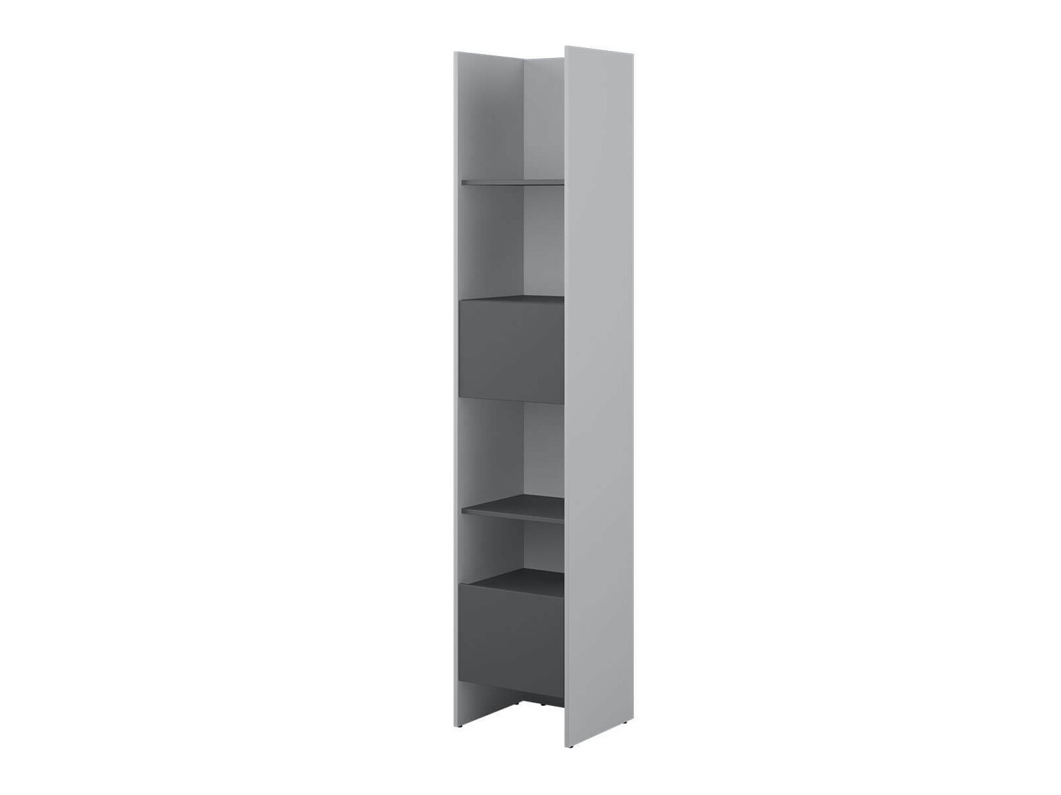Boekenkast Concept Pro Lenart VI (Grijs + Grafiet)