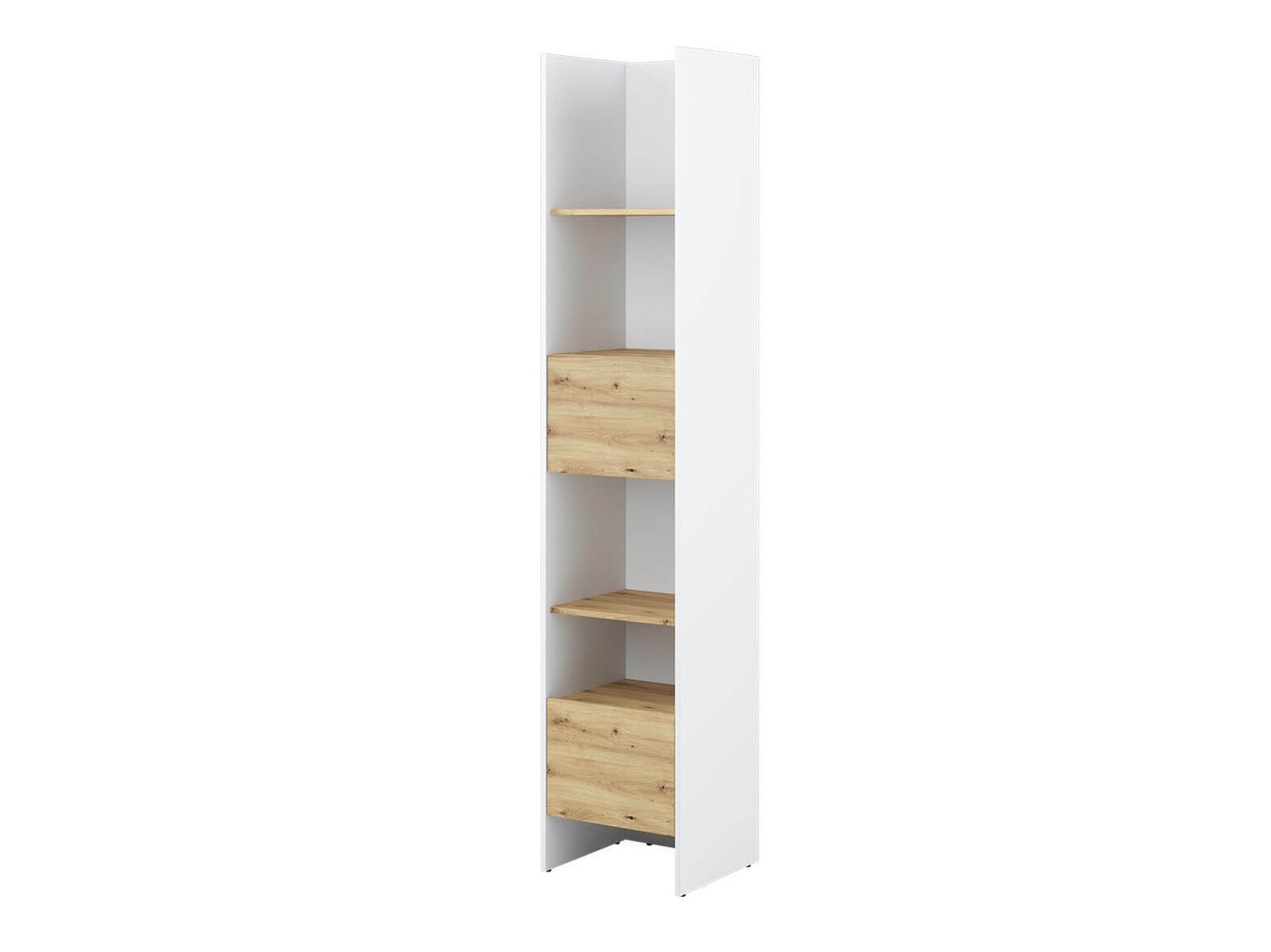 Boekenkast Concept Pro Lenart VI (Wit + Artisan eiken)