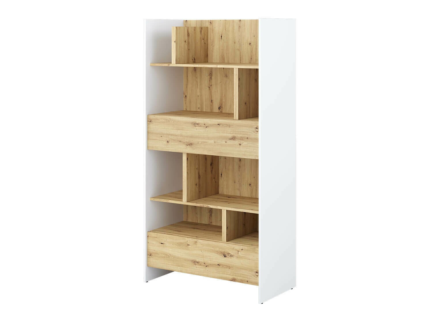 Boekenkast Concept Pro Lenart XI (Wit + Artisan eiken)