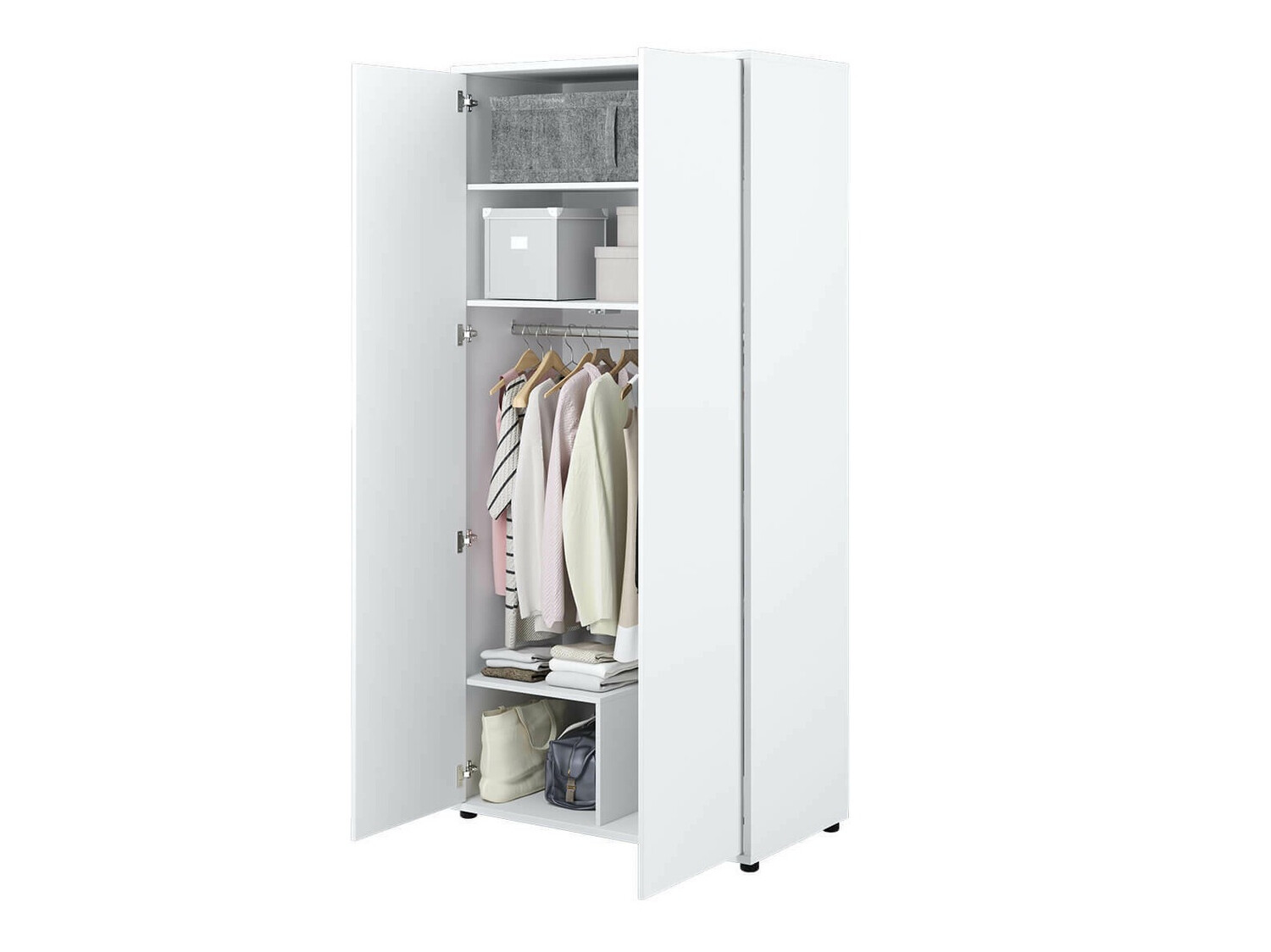 Kledingkast Concept Pro Lenart (Wit)