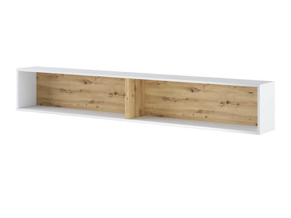 Wandplank Concept Pro Lenart III (Wit + Artisan eiken)