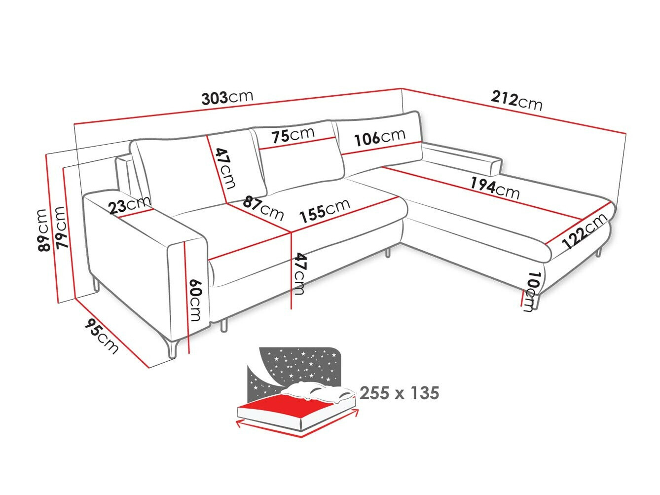 Hoekbank Lincoln 175 (Barrel 97)