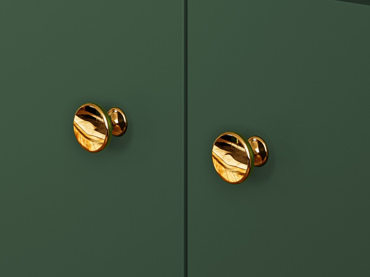 Ladekast Flonovu 102 (Donkergroen + Gouden)