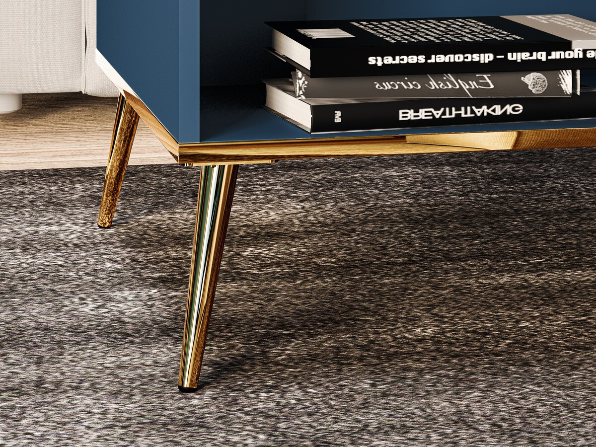 Salontafel Flonovu 106 (Donkerblauw + Gouden)