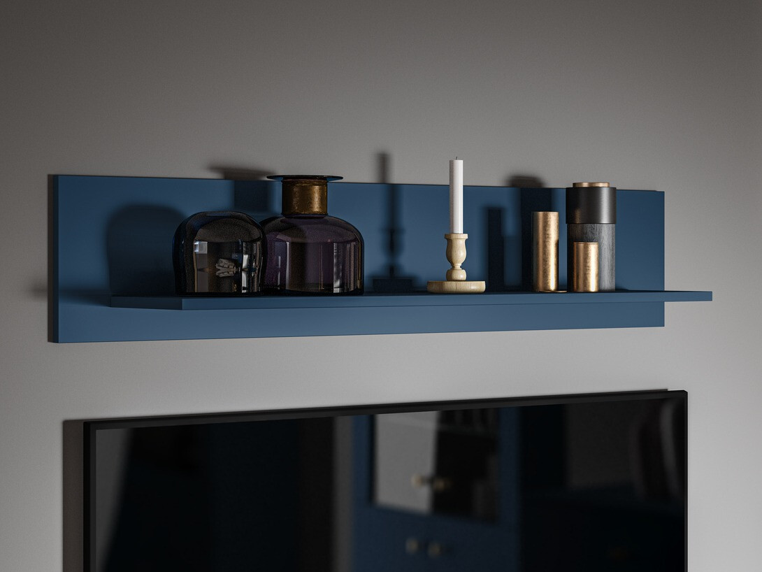 Wandplank Flonovu 107 (Donkerblauw)