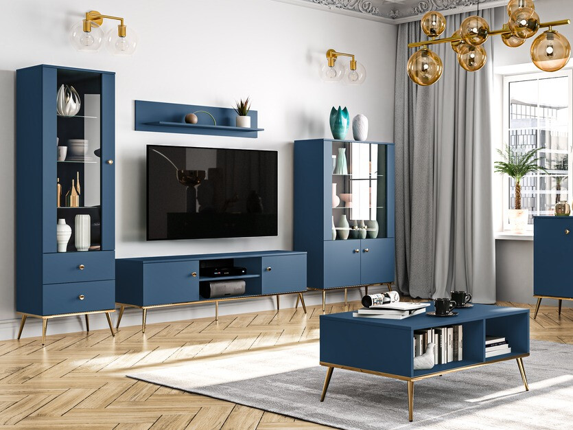 Wandplank Flonovu 107 (Donkerblauw)