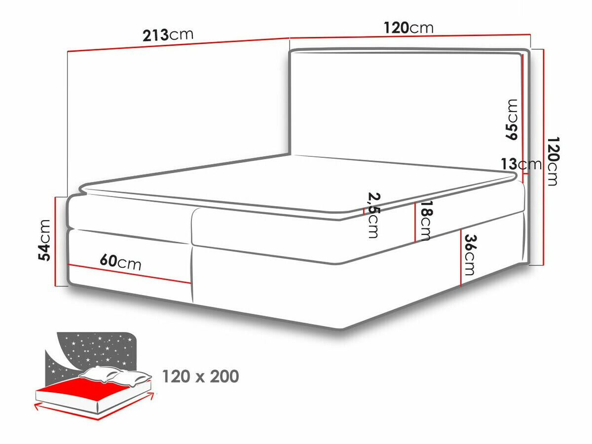 Boxspring Butyrum (Muna 08)