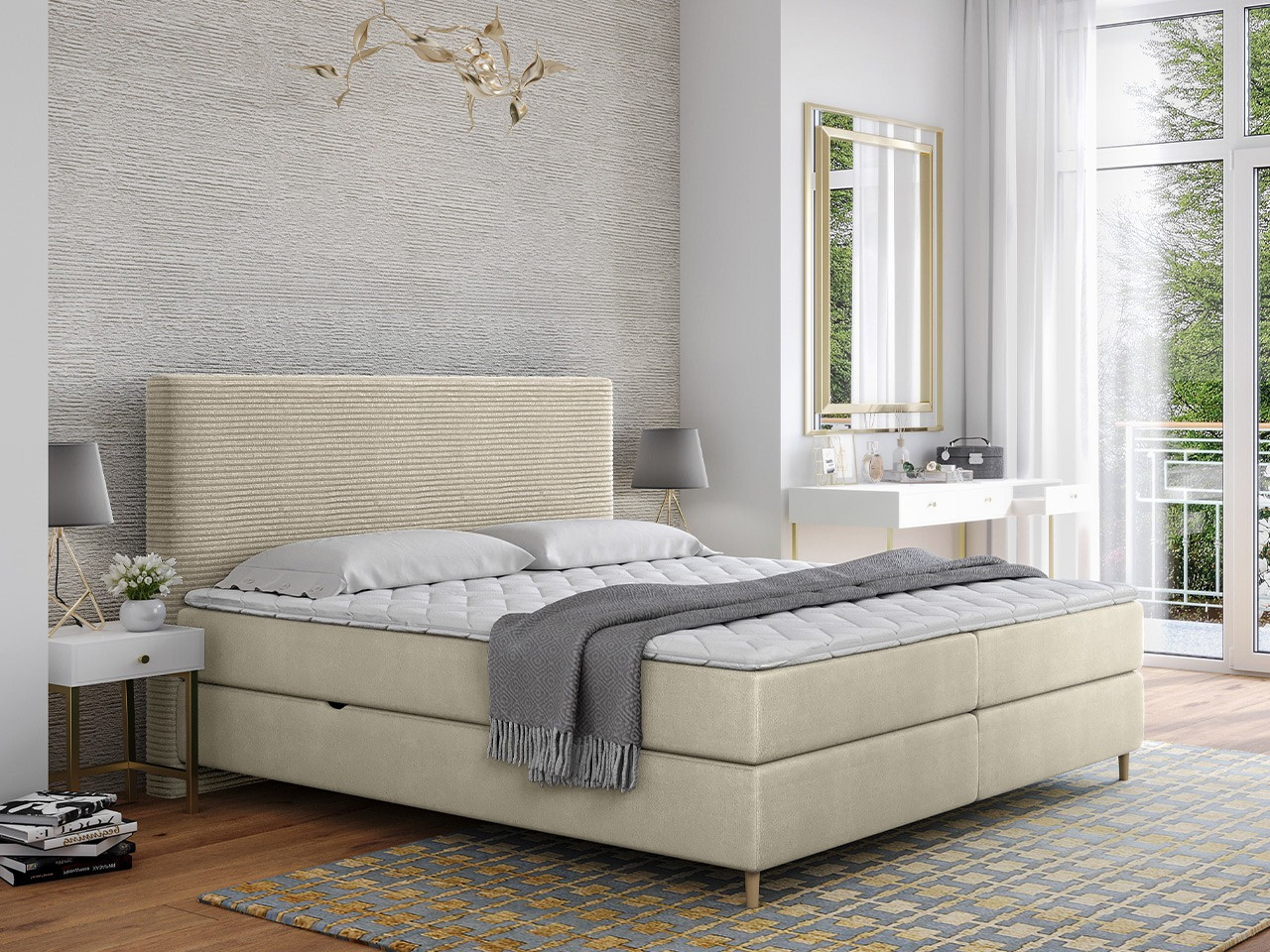 Boxspring ComfiDream 177 (Poso 100 + Paros 01)