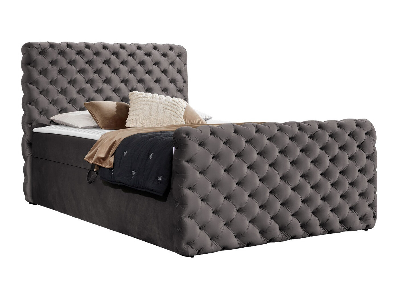 Boxspring Baltimore 186 (Velluto 17)
