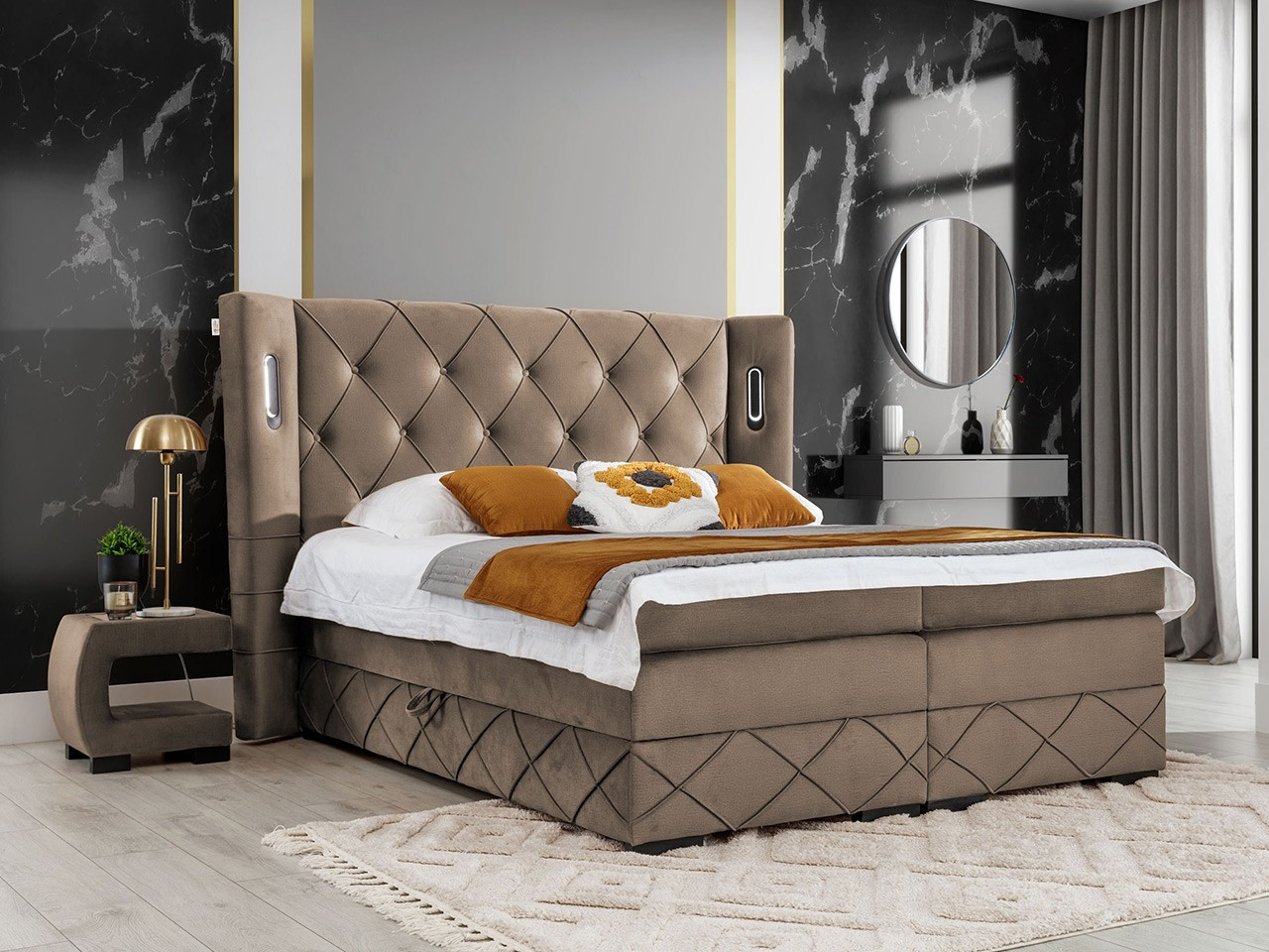 Boxspring Baltimore 187 (Kameleon 09)