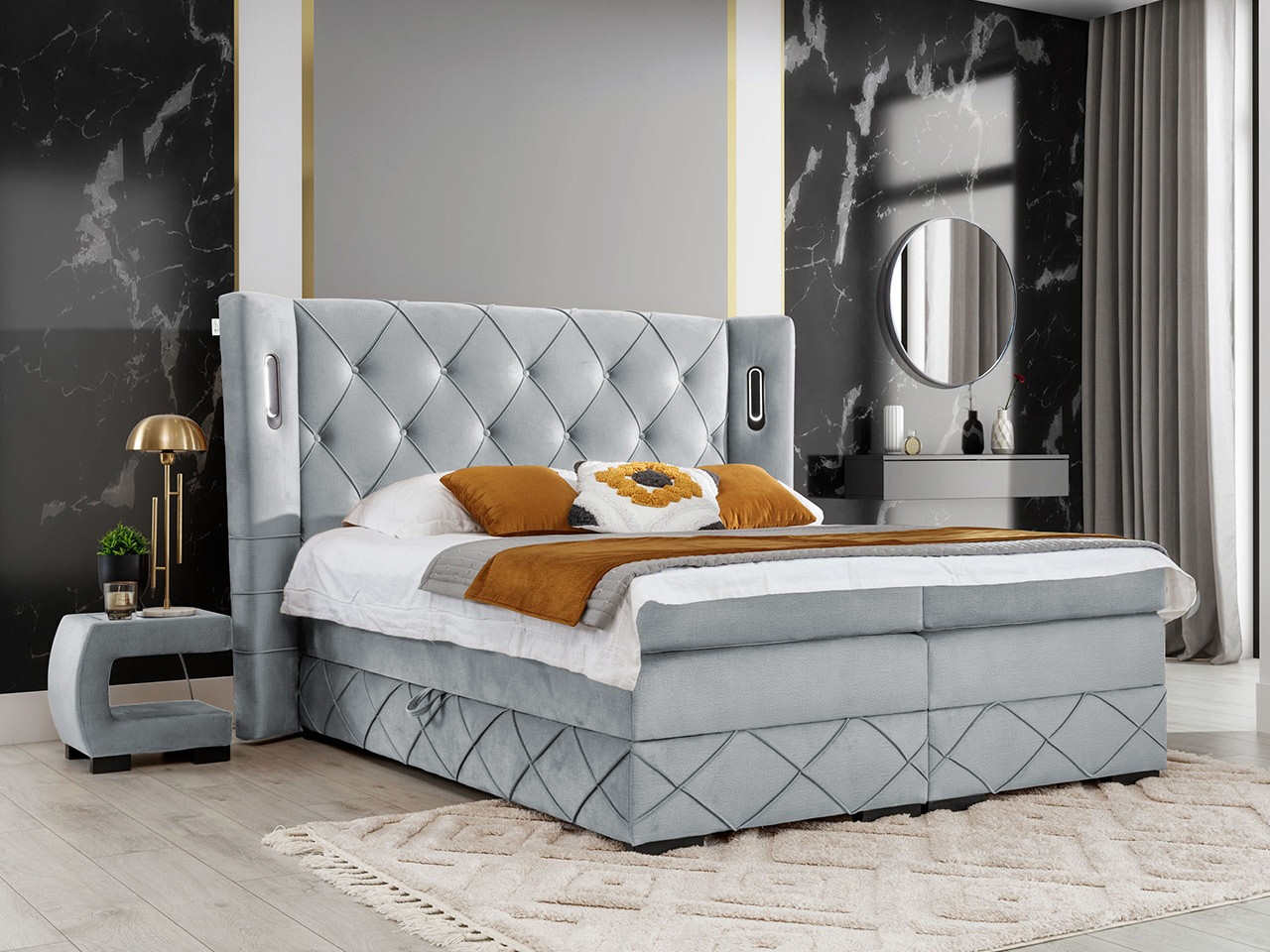 Boxspring Historia (Kameleon 84)