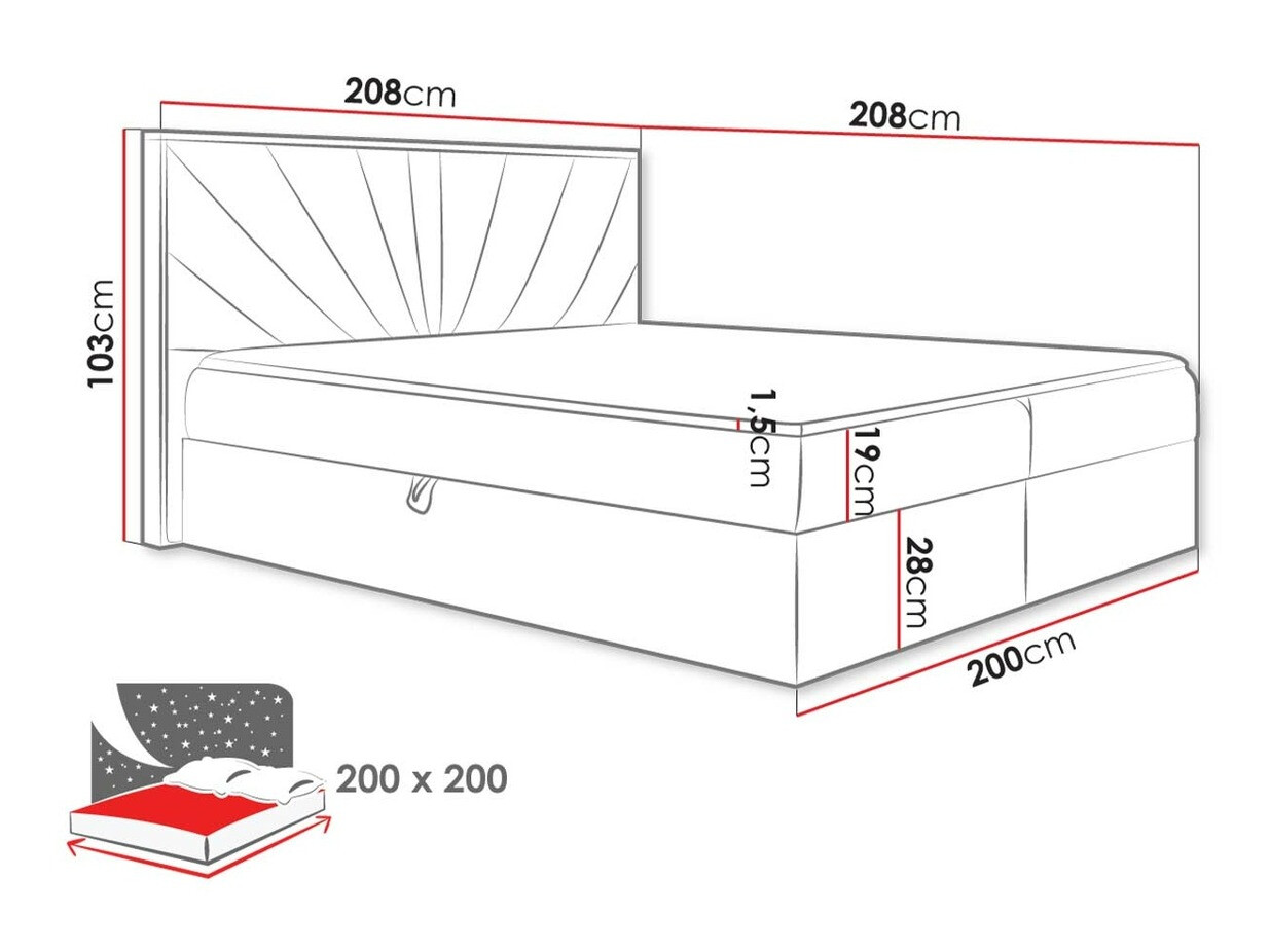 Boxspring Navis (Faro 4)