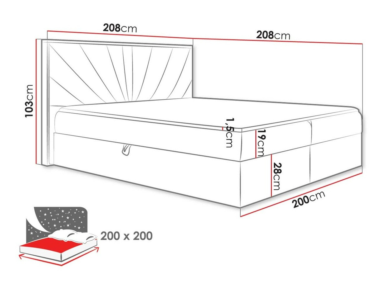 Boxspring Navis (Faro 14)
