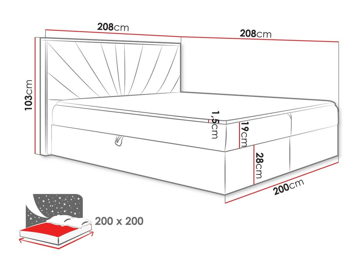 Boxspring Navis (Faro 20)