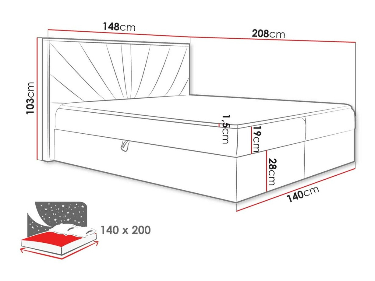 Boxspring Navis (Twist 23)