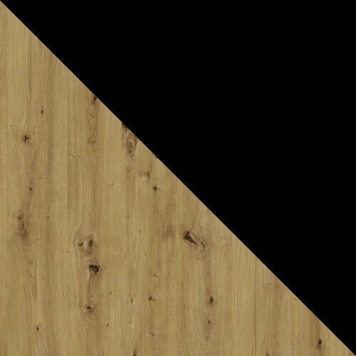 Tafel Victorville 125 (Artisan eiken)