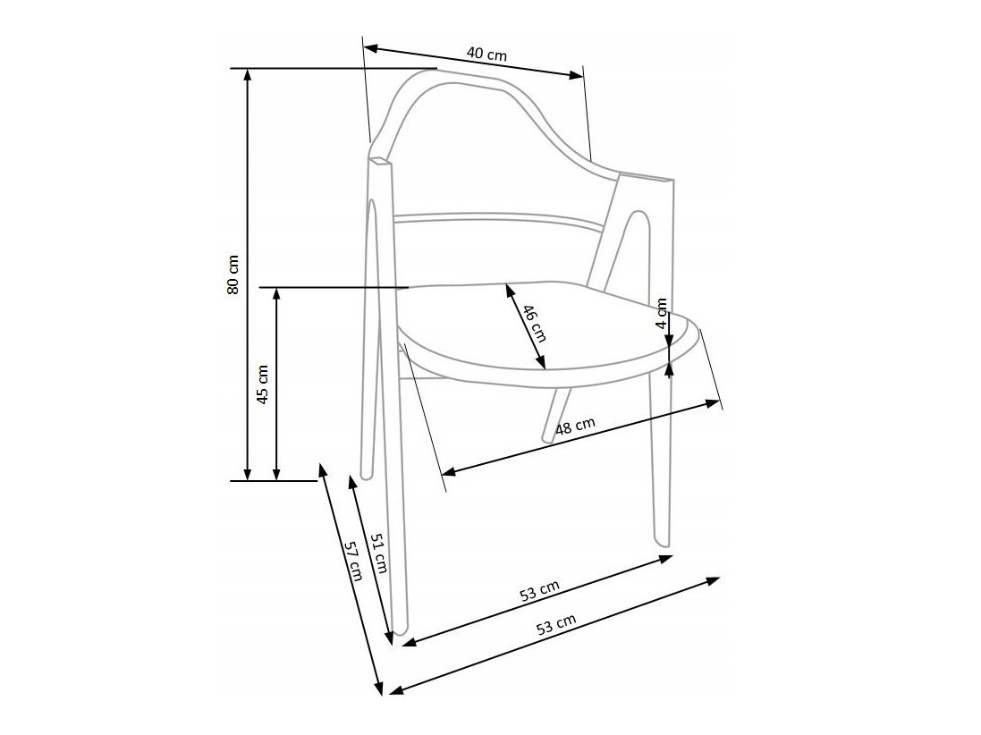 Stoel Houston 1434 (Crème)