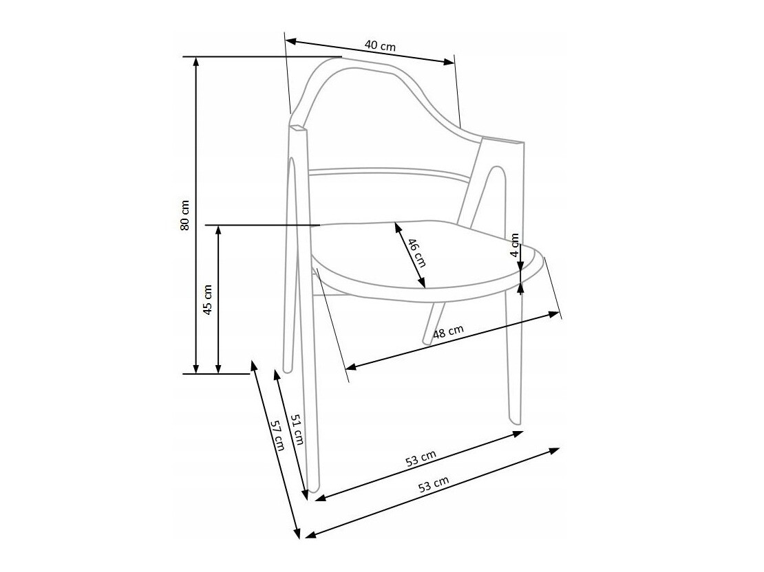 Stoel Houston 1434 (Grijs)