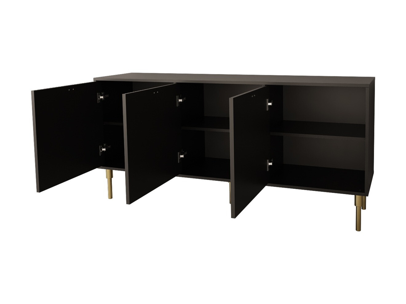 Dressoir Merced 120 (Wit + Gouden)