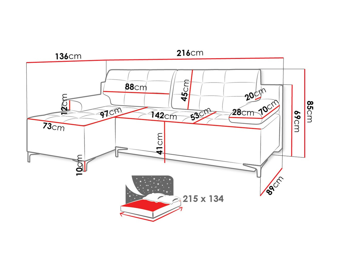 Hoekbank Independence 101 (Ikar 05)