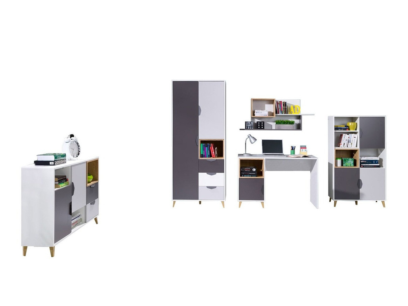 De reeks van de kinderkamer Domvera 117