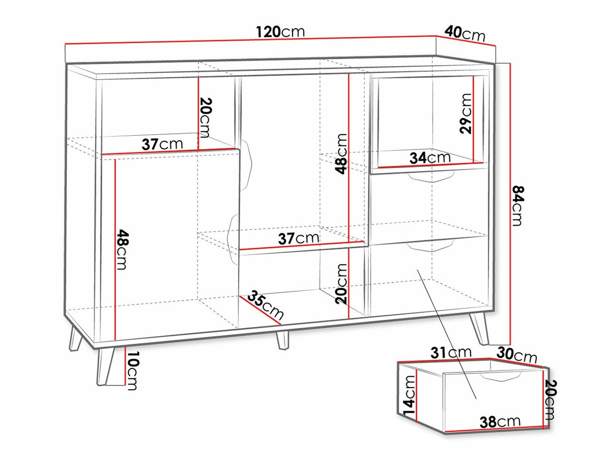 Ladekast Domvera 106