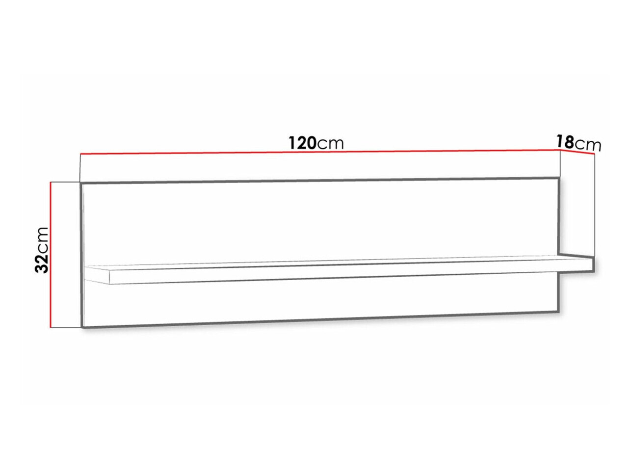 Wandplank Etrmoni 115