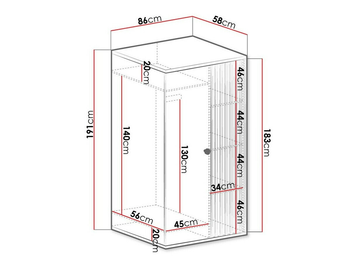 Kledingkast Venmava 100