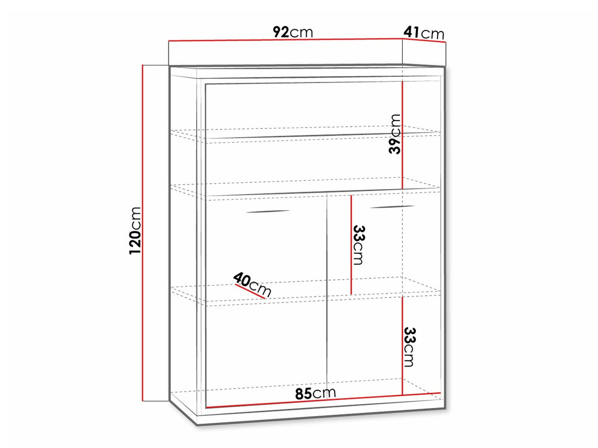 Ladekast Etrmoni 103 (Licht hout + Eiken)