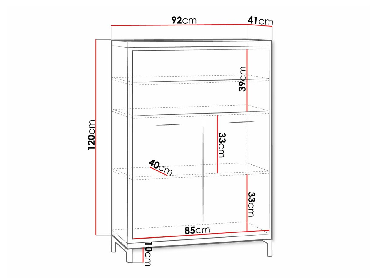 Ladekast Etrmoni 103 (Licht hout)