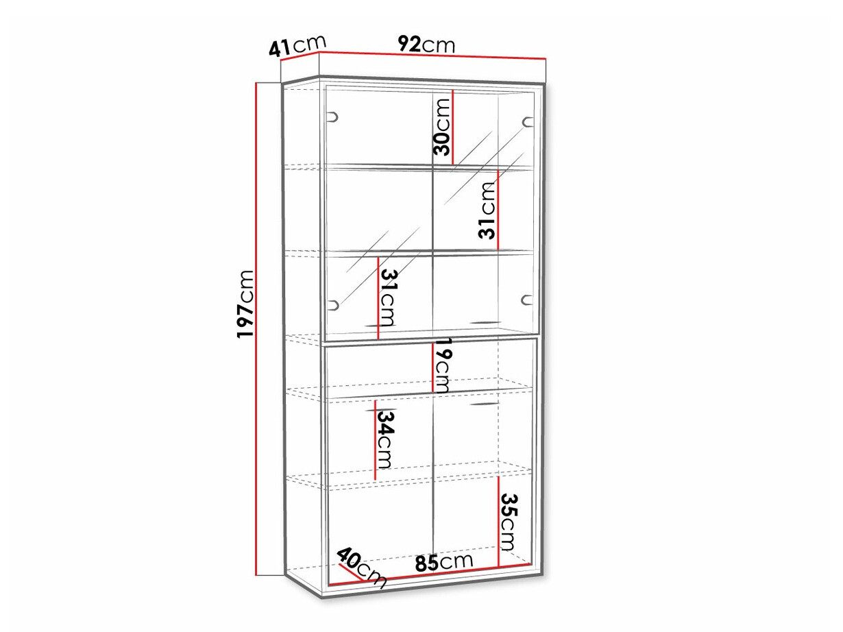 Boekenkast Etrmoni 102 (Licht hout)