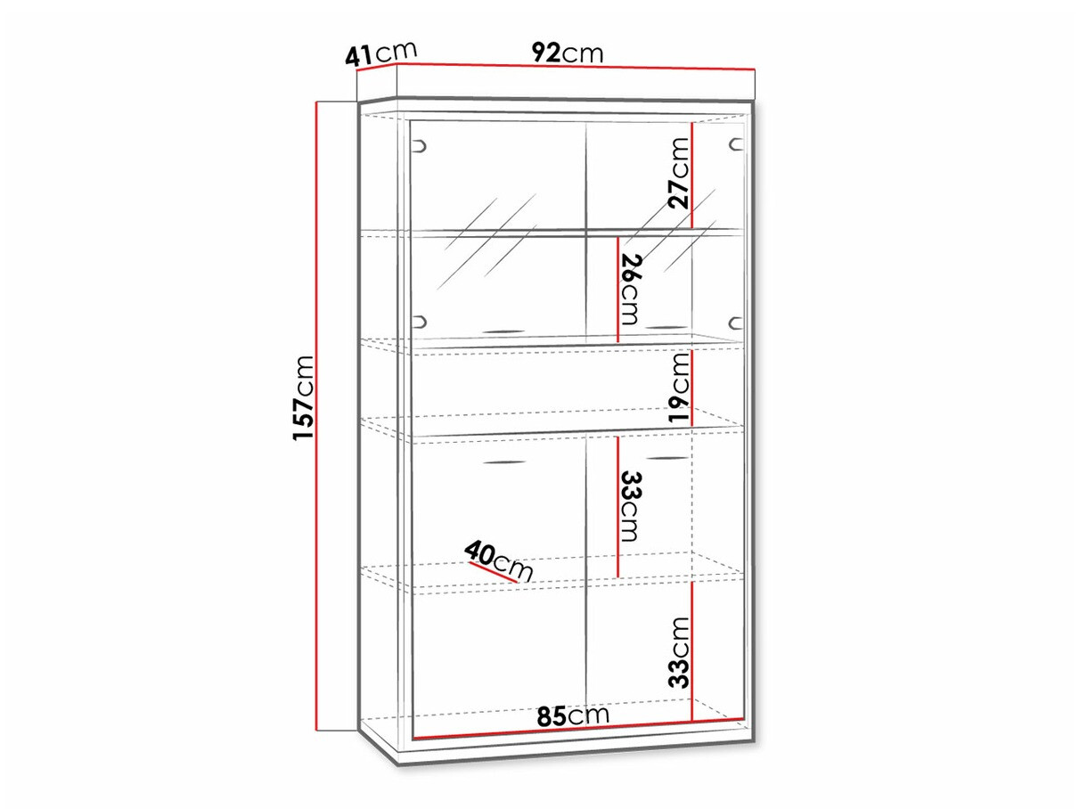 Boekenkast Etrmoni 107 (Licht hout)