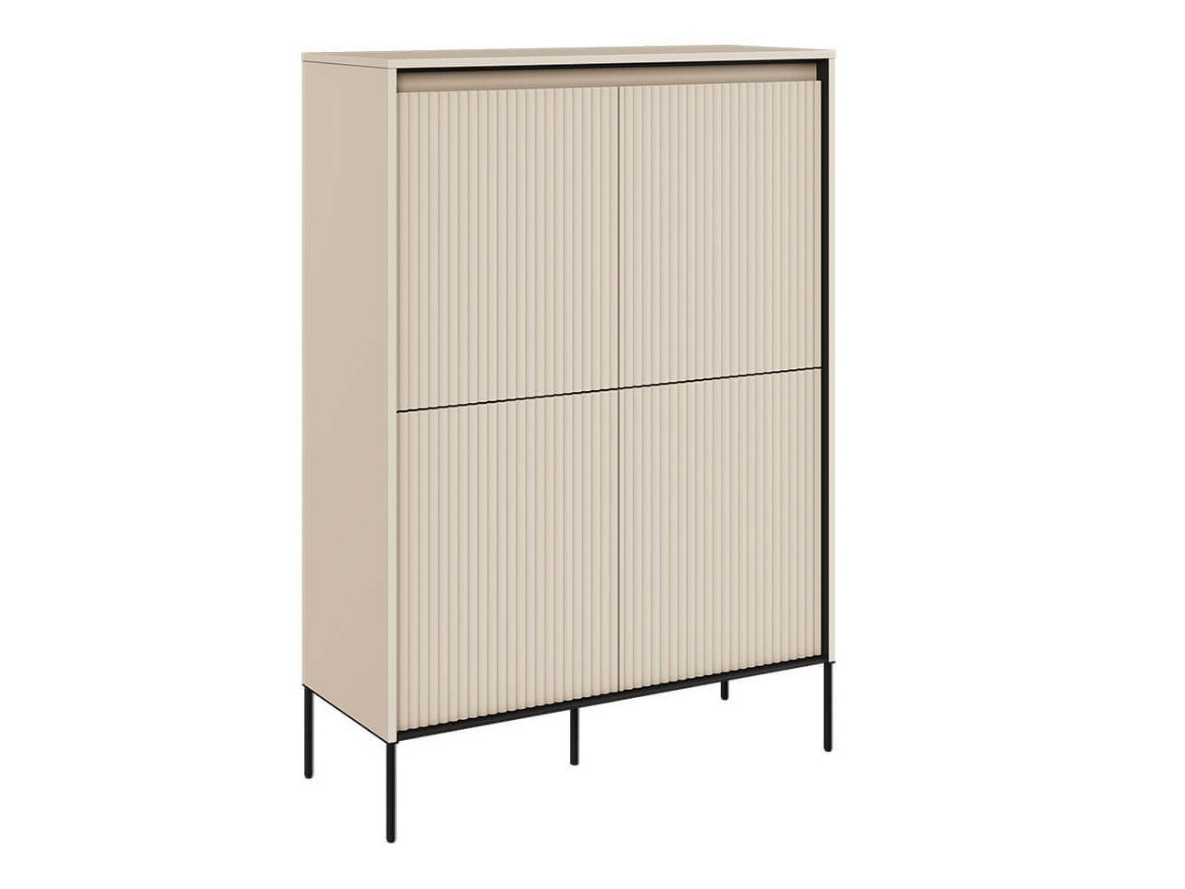Dressoir Fernolu 102 (Beige + Zwart)