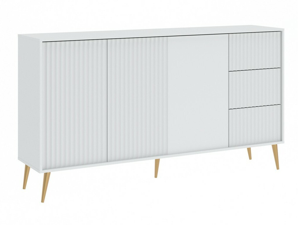 Ladekast Cirferi 102 (Wit + Gouden)