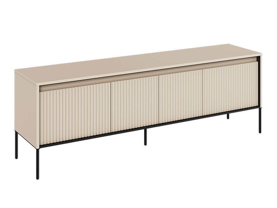 TV-meubel Fernolu 104 (Beige + Zwart)