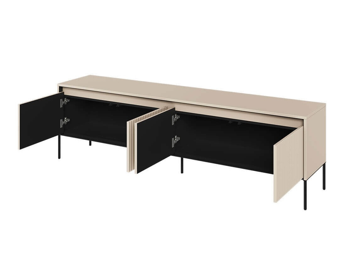 TV-meubel Fernolu 105 (Beige + Zwart)