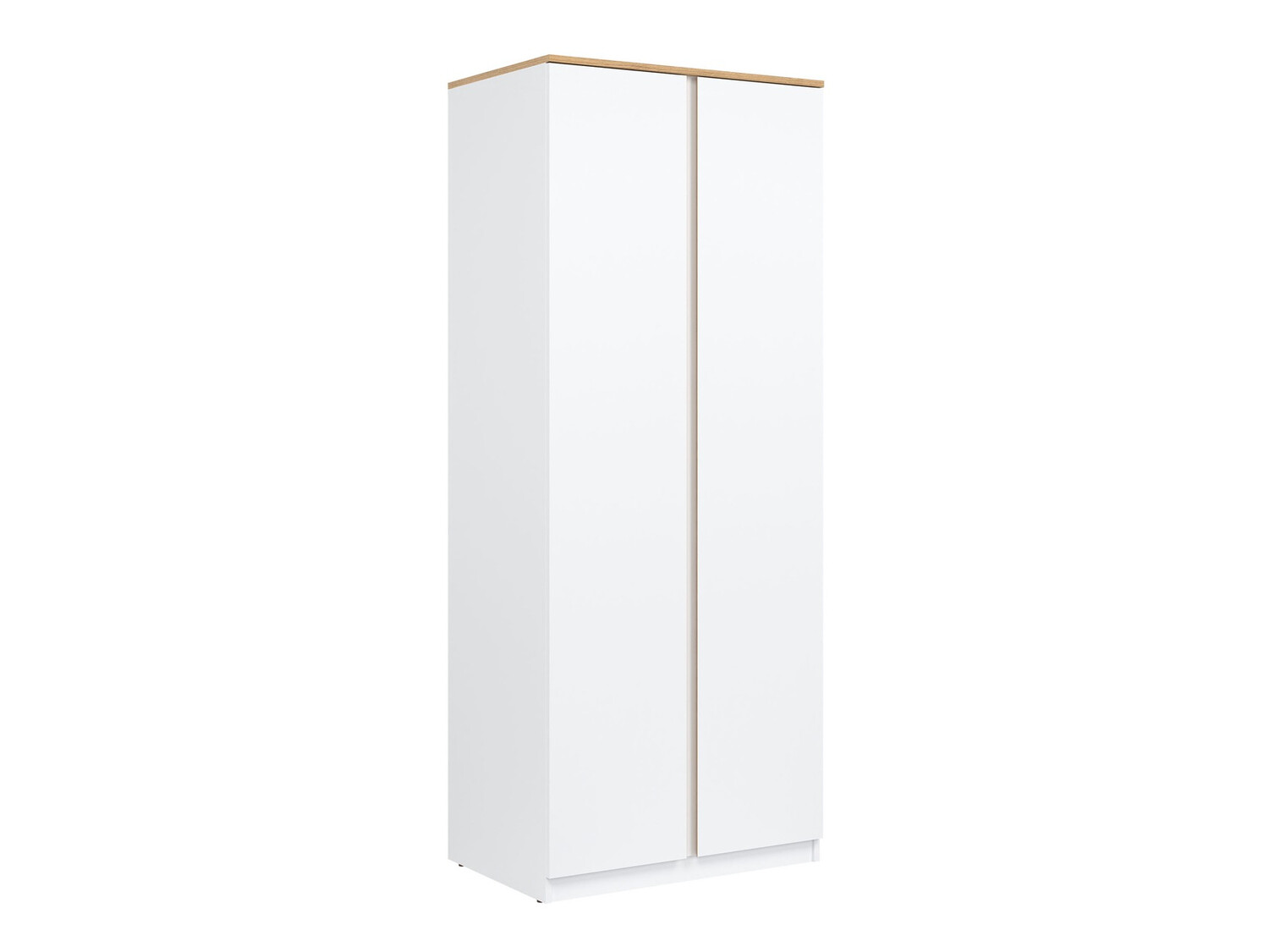 Kledingkast Catelbi 107 (Wit + Eiken)