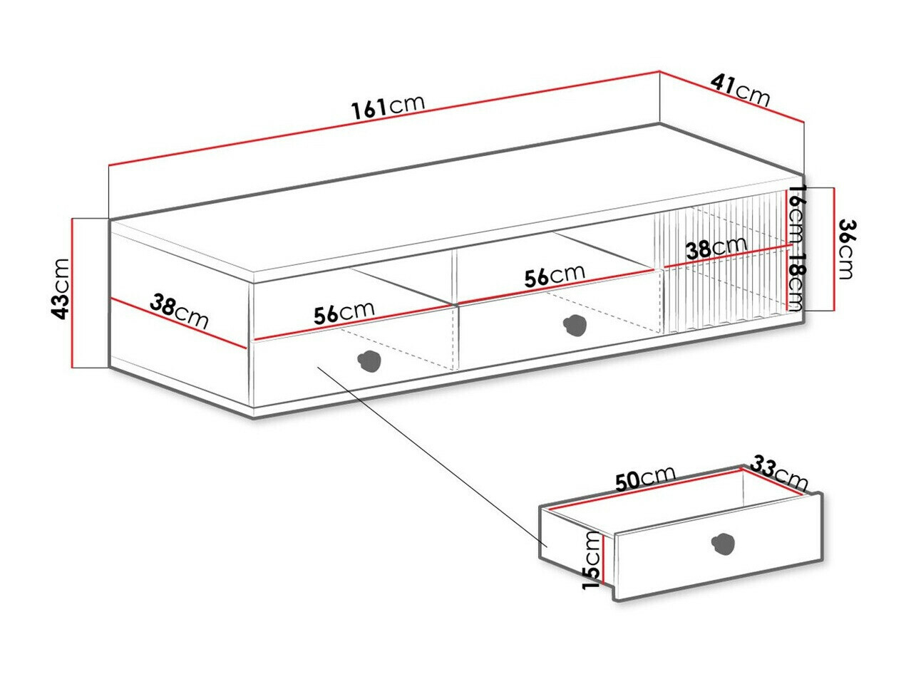 TV-meubel Venmava 105