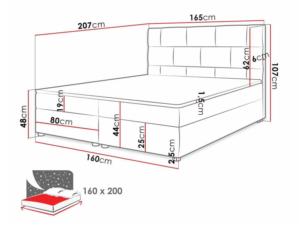 Boxspring Memphis 103 (Itaka 10)
