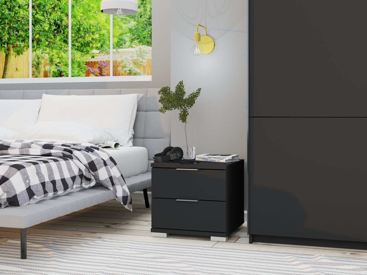 Nachtkastje Bristol 177 (Zwart)