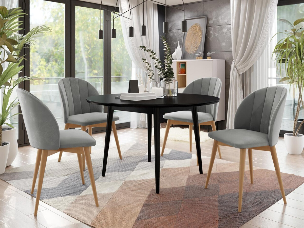 Stoel Racine 104 (Bruin + Magic Velvet 2217)