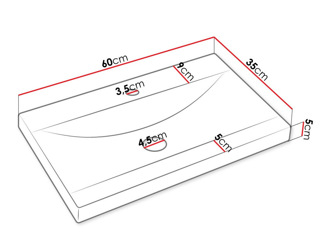 Badkamerset Comfivo Livciro 100 (Zwart + Grafiet)
