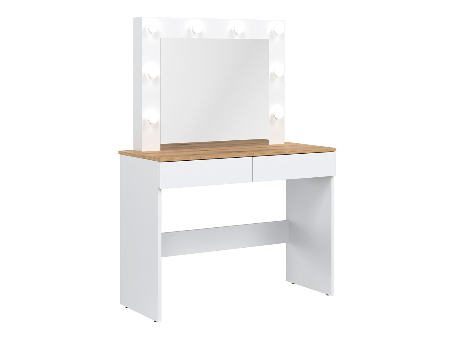 Kaptafel Catelbi 113 (Wit + Eiken)