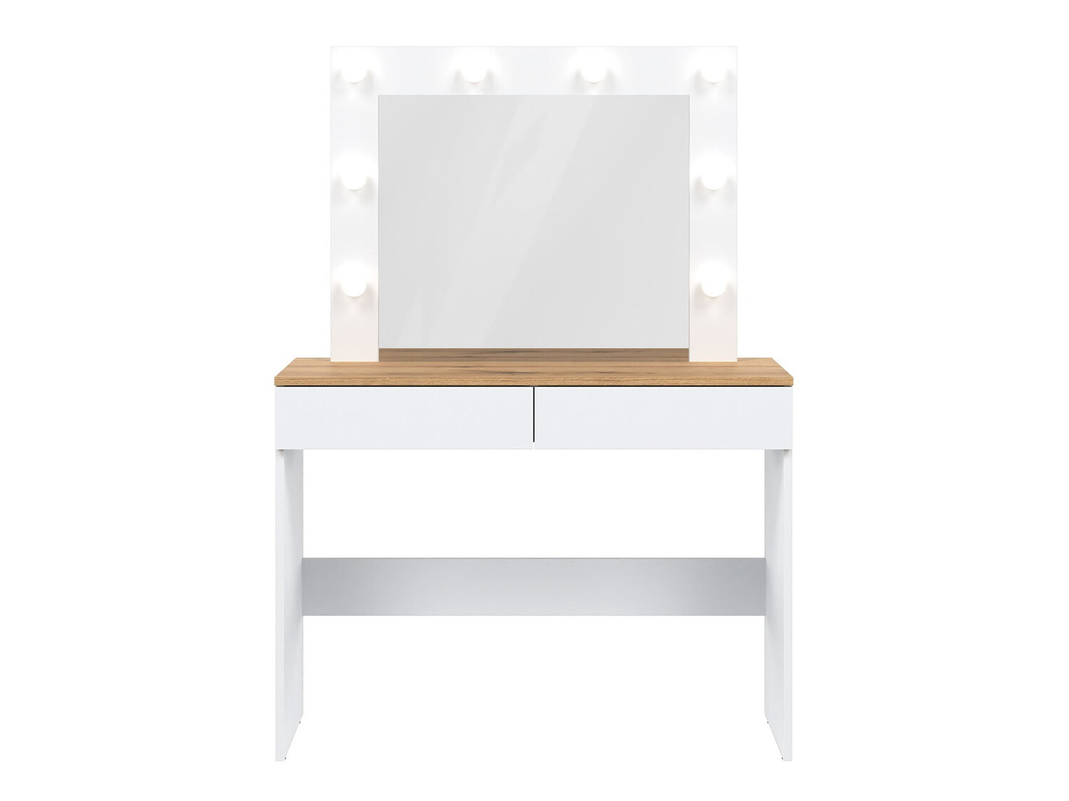 Kaptafel Catelbi 113 (Wit + Eiken)