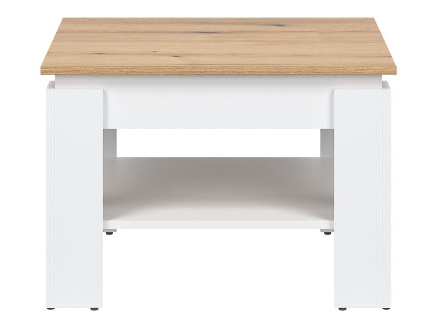 Salontafel Catelbi 114 (Wit + Eiken)